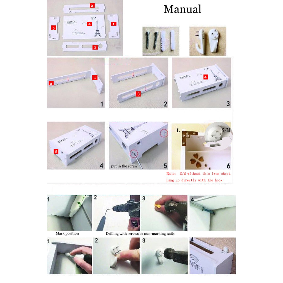Raft Suport Router Wireless Kidprotect M 405x205x95 mm Raft Suport Router Wireless Kidprotect M 405x205x95 mm